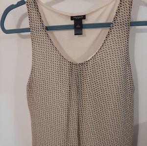 100 % polyester/ 60% cotton 40% rayon tank blouse